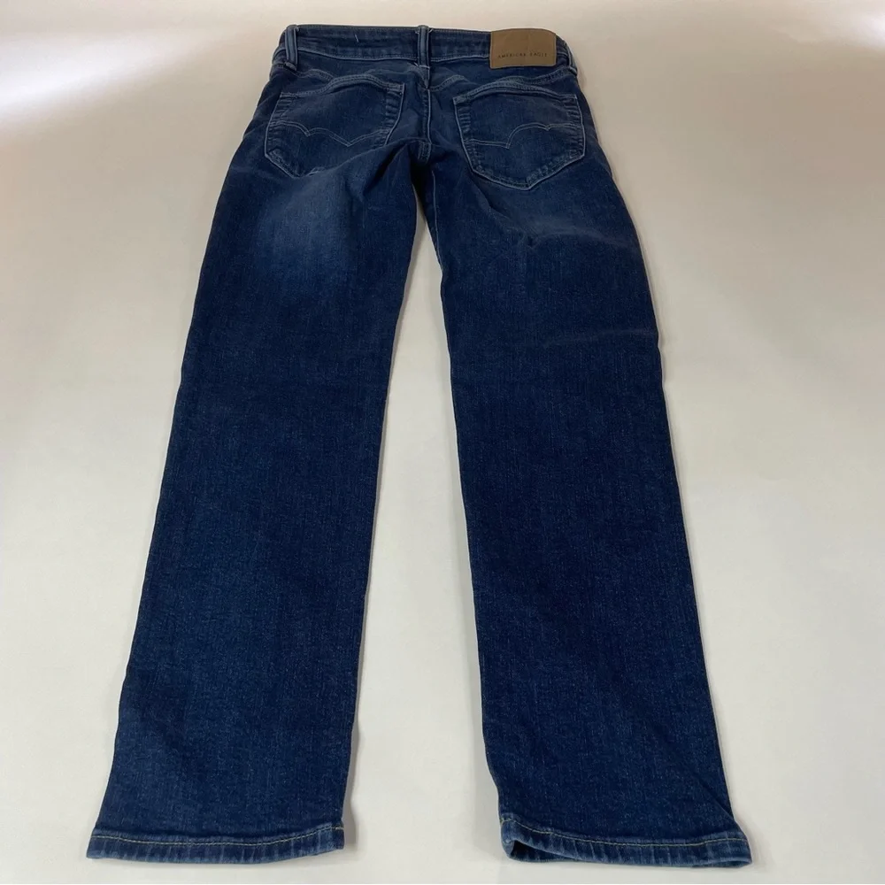 American Eagle Men’s Jeans 28x30 Slim Straight Airflex Dark Wash Blue #1479
